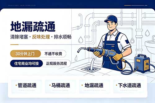 如皋地漏疏通